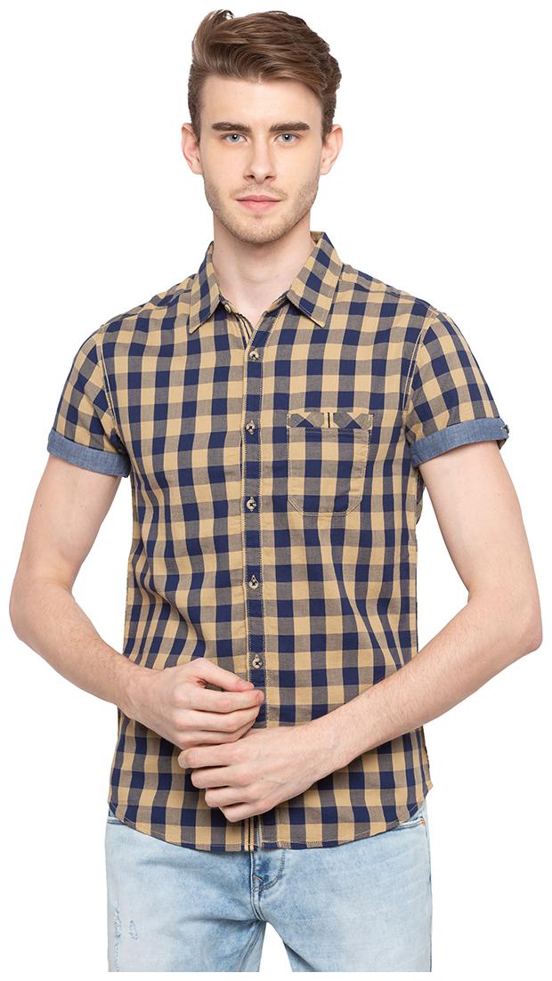 

Spykar Men Multi Checked Slim Fit Casual Shirt