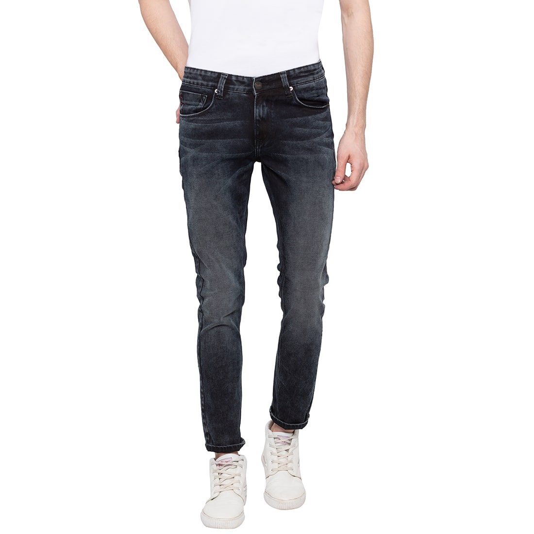 

Spykar Men Black Skinny Fit Jeans
