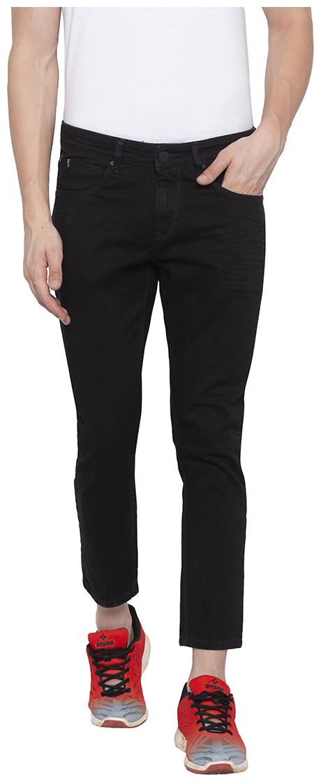 

Spykar Men Black Tapered Fit Jeans