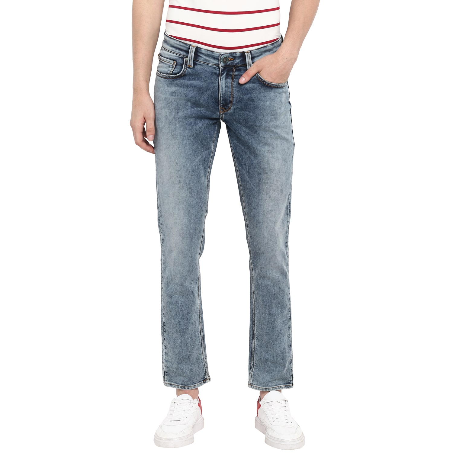 

Spykar Men Blue Skinny Fit Jeans