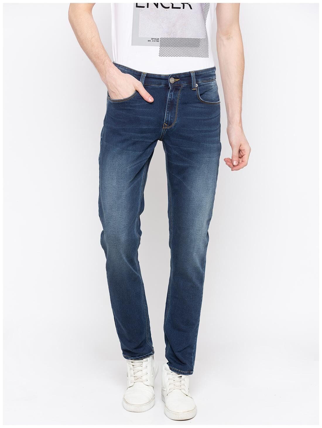 

Spykar Men Blue Regular Fit Jeans