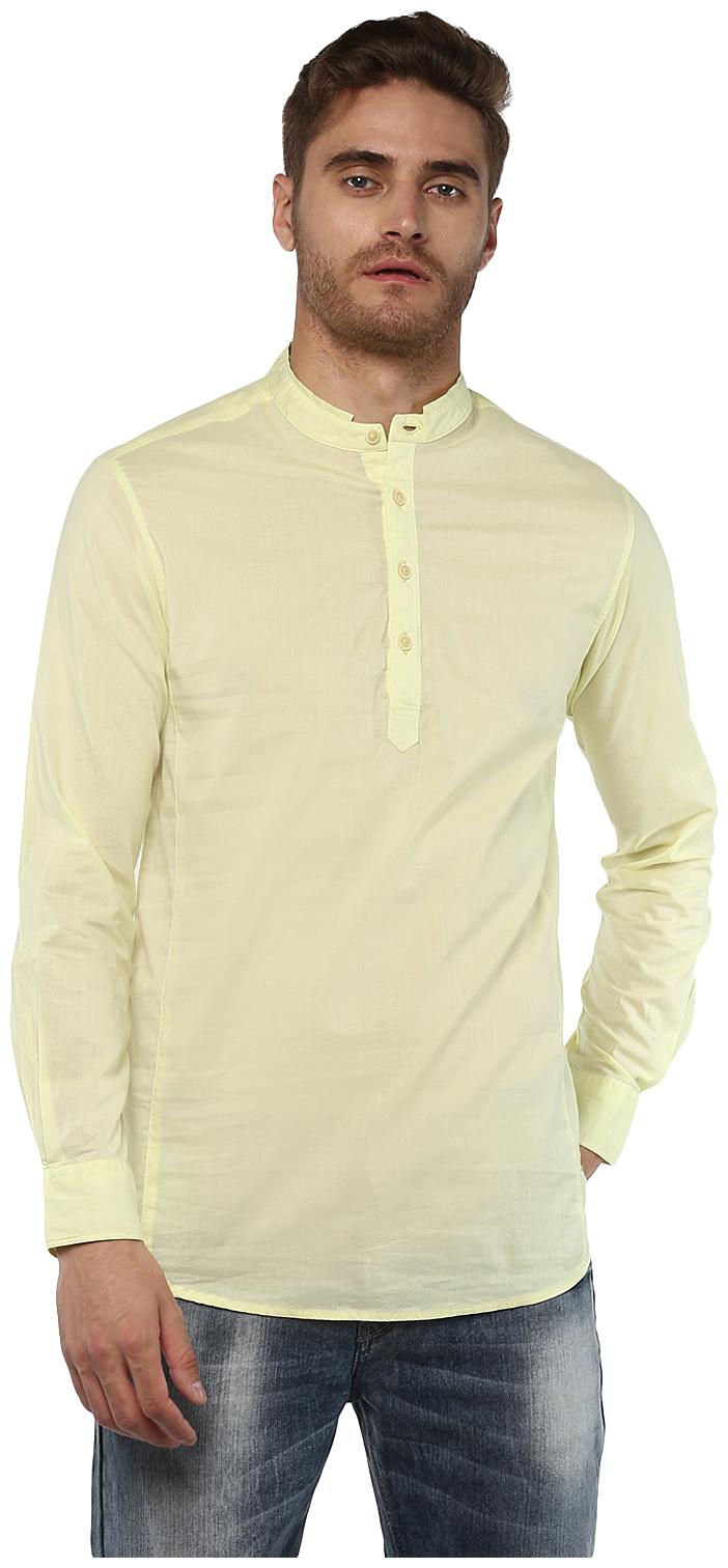 

Spykar Men Green Solid Slim Fit Casual Shirt