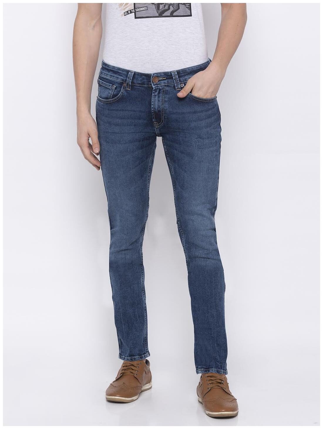 

Spykar Men Blue Skinny Fit Jeans