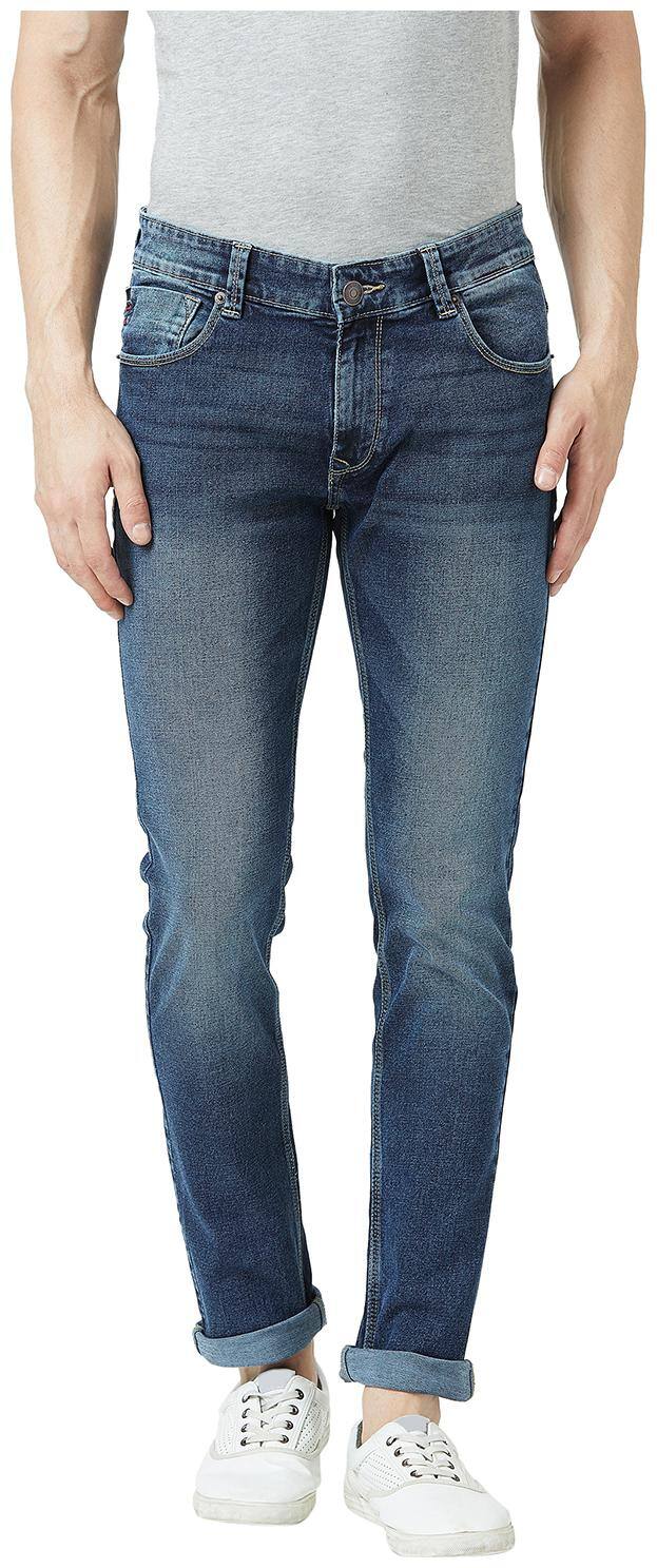 Spykar Men Blue Skinny Fit Jeans