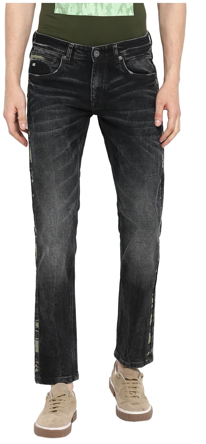 

Spykar Men Black Regular Fit Jeans
