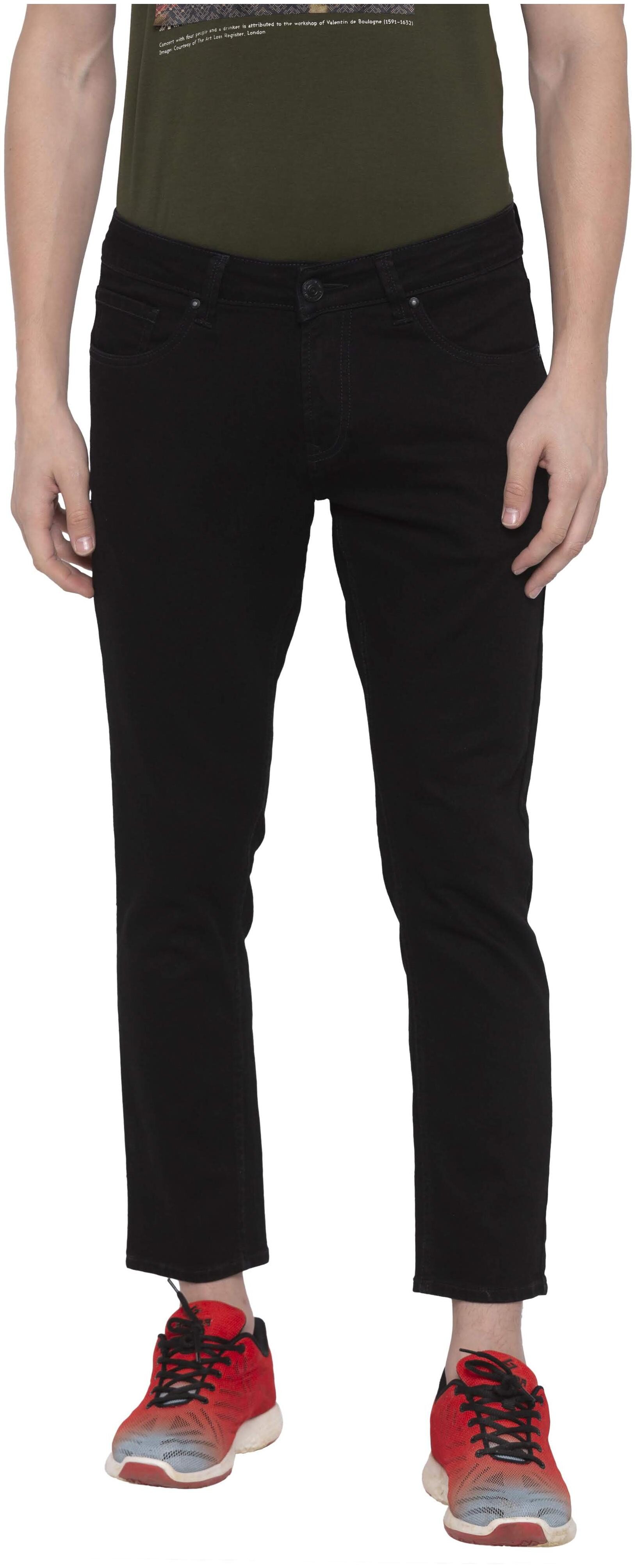 

Spykar Men Black Regular Fit Jeans