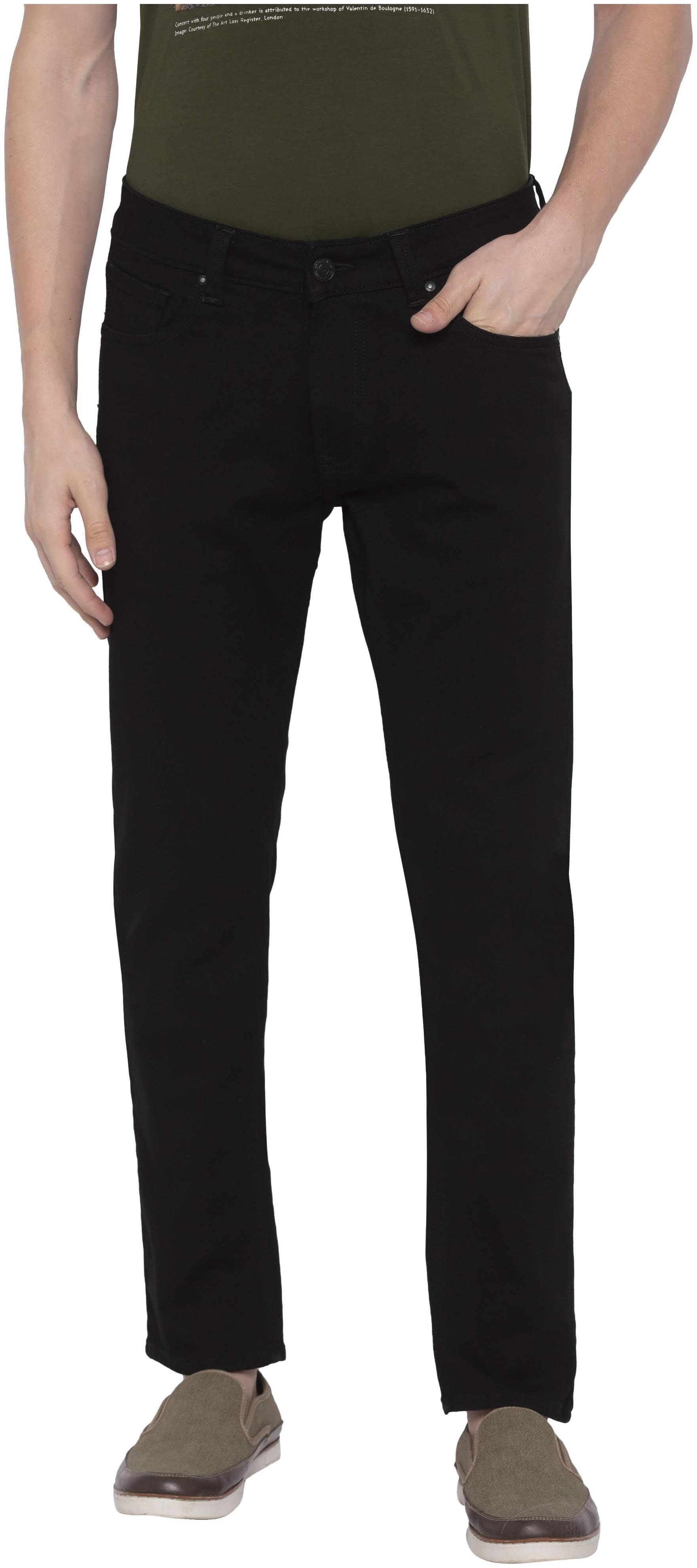 

Spykar Men Black Slim Fit Jeans
