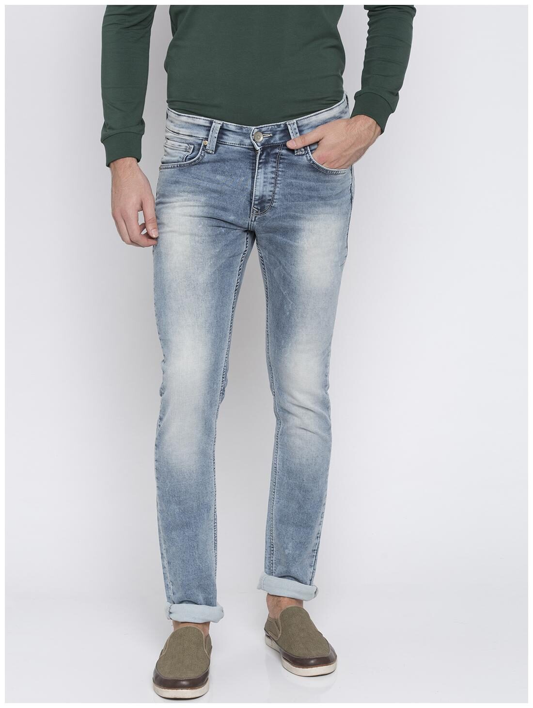 

Spykar Men Blue Skinny Fit Jeans