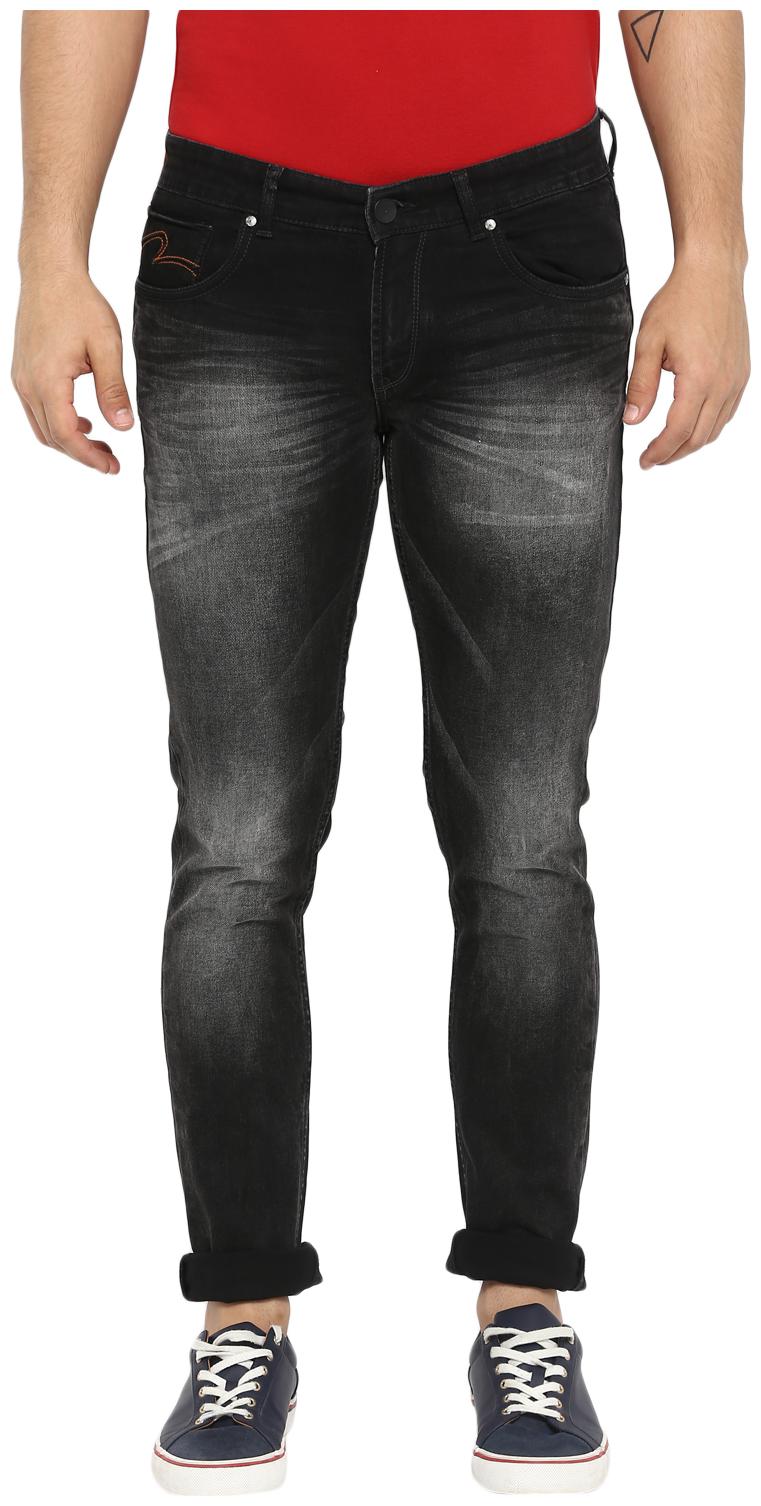 

Spykar Men Black Regular Fit Jeans