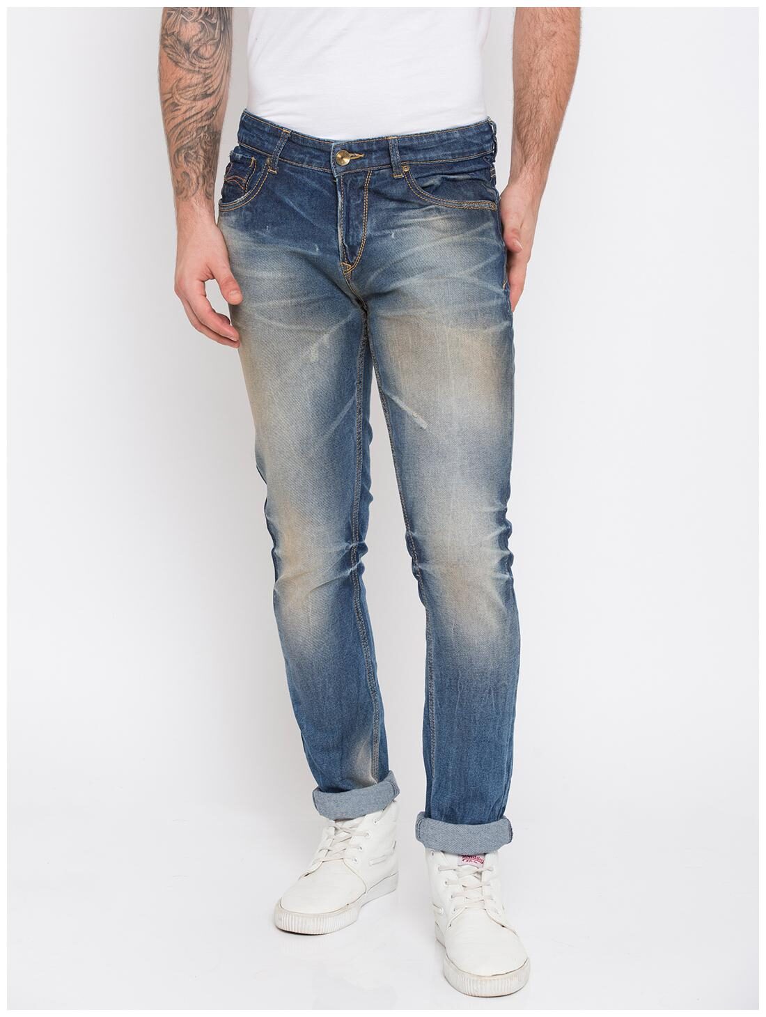 

Spykar Men Blue Skinny Fit Jeans