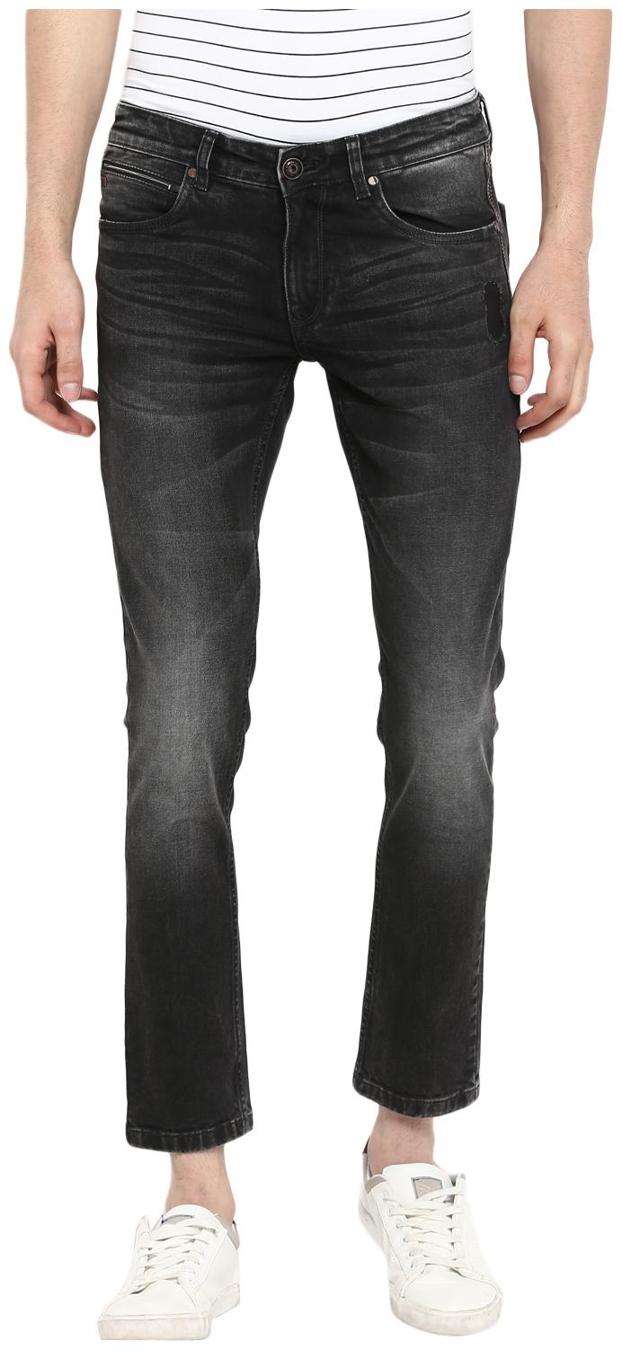 

Spykar Men Black Regular Fit Jeans