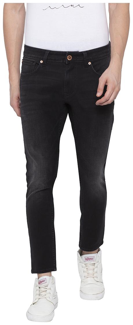 

Spykar Men Black Tapered Fit Jeans