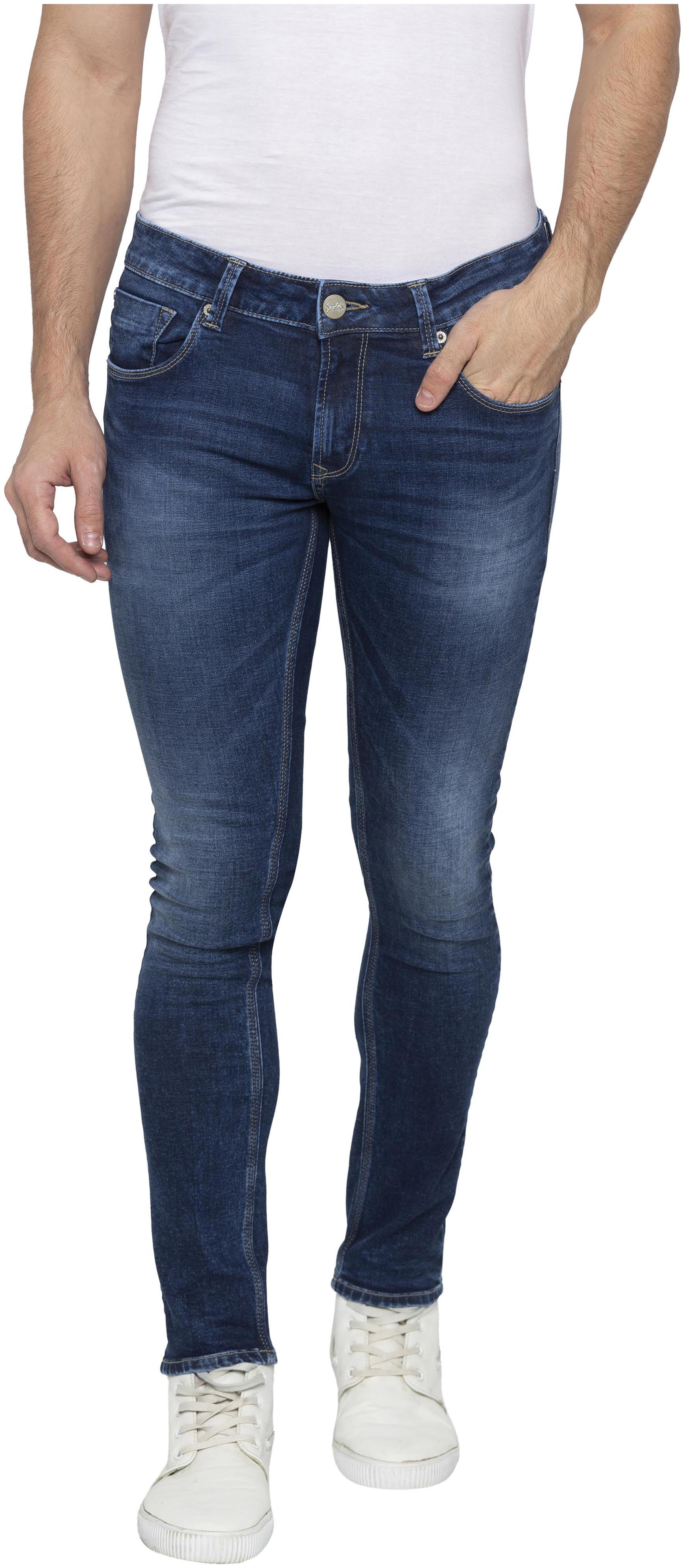 

Spykar Men Blue Skinny Fit Jeans