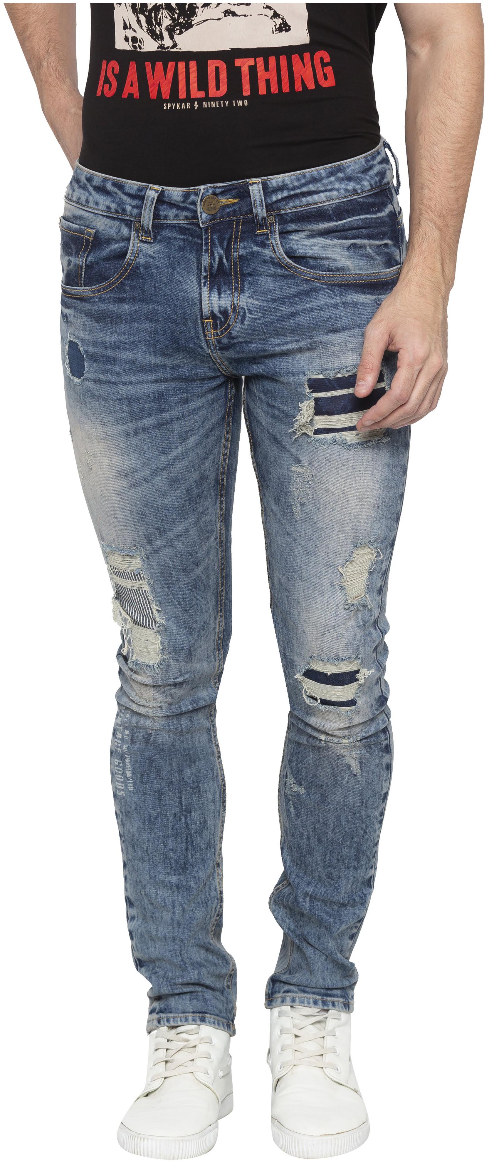 

Spykar Men Blue Skinny Fit Jeans