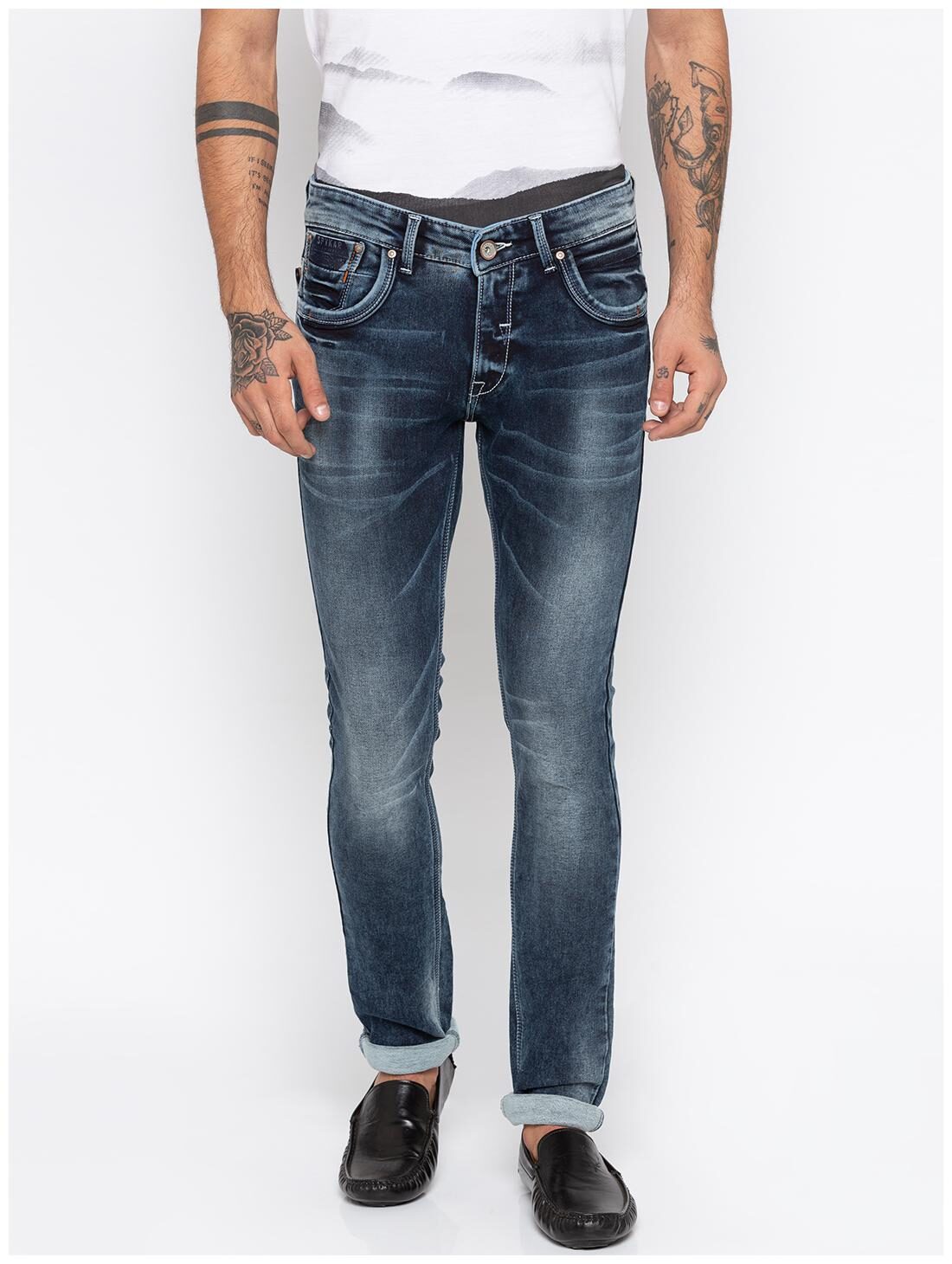 

Spykar Men Blue Skinny Fit Jeans