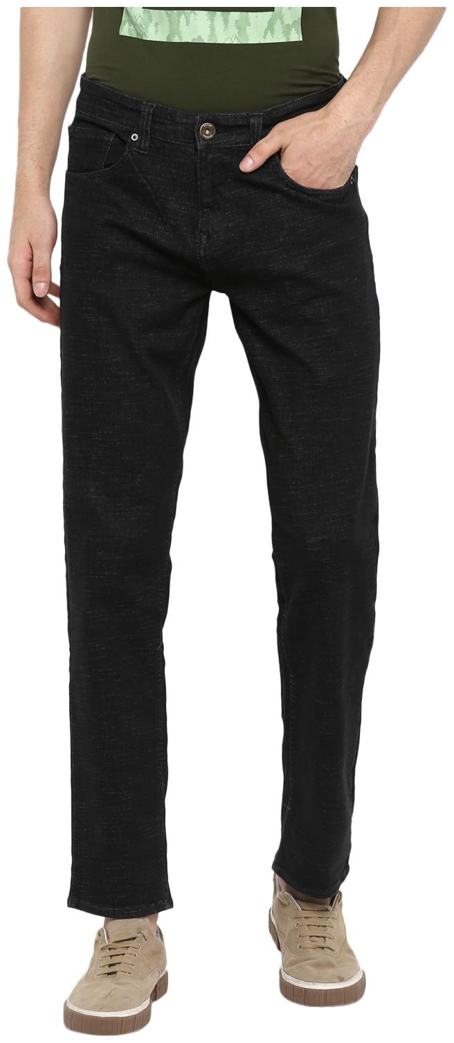 

Spykar Men Black Straight Fit Jeans