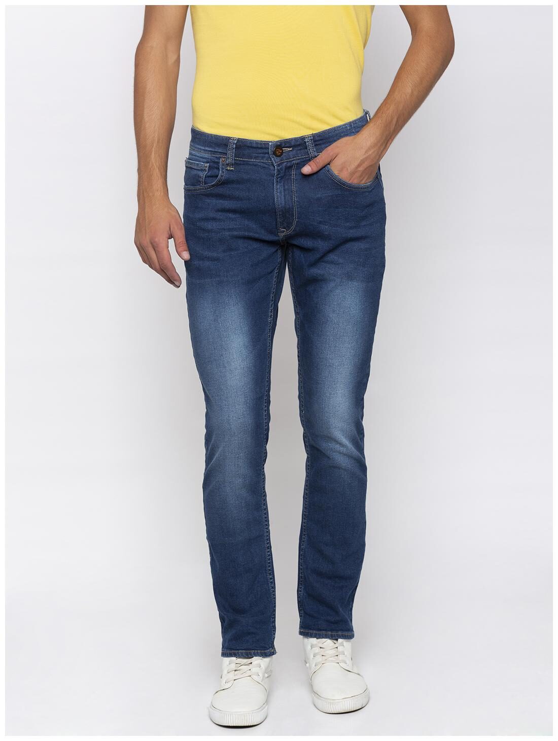 

Spykar Men Blue Regular Fit Jeans
