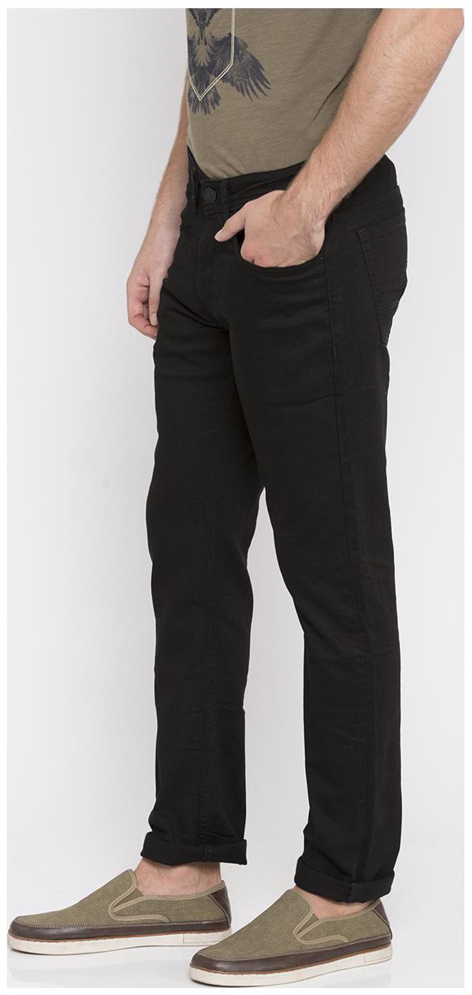 

Spykar Men Black Slim Fit Jeans