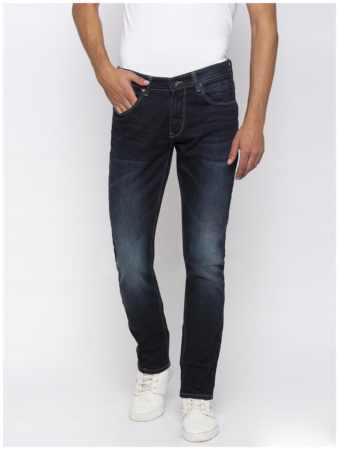 

Spykar Men Blue Tapered Fit Jeans