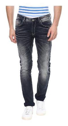 

Spykar Men Black Straight Fit Jeans