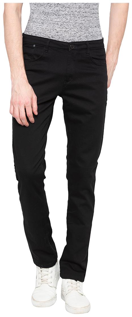 

Spykar Men Black Solid Slim fit Chinos