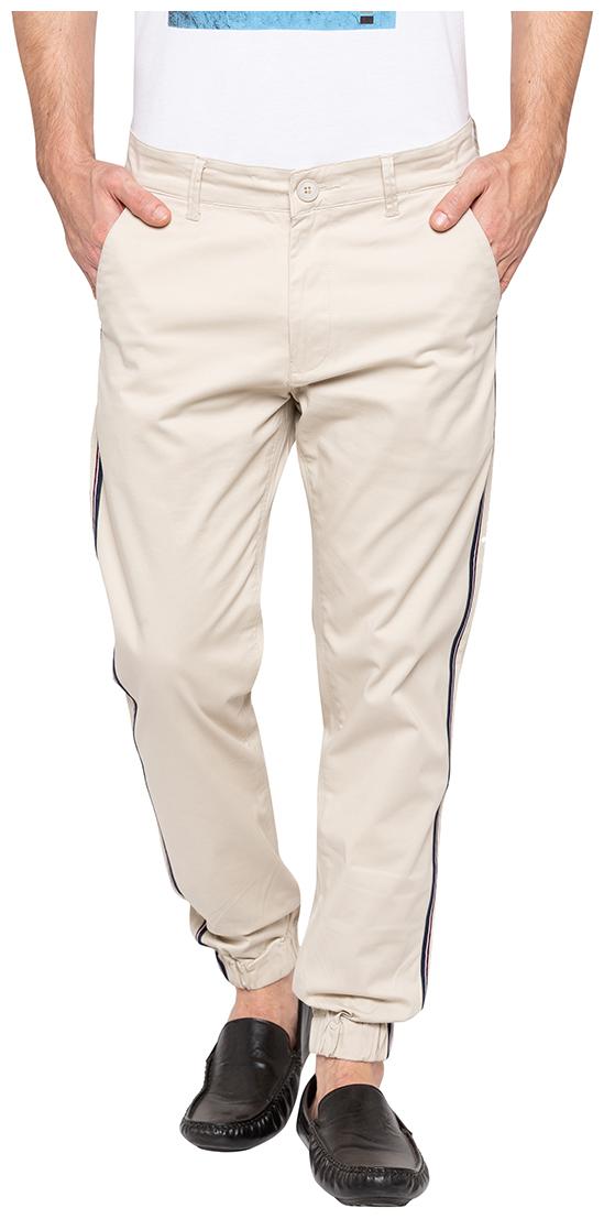 

Spykar Men Beige Solid Slim fit Joggers