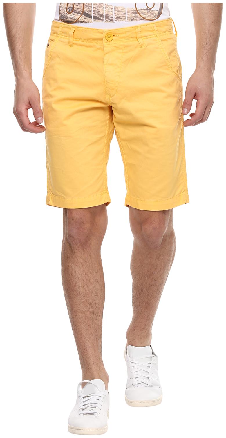 

Spykar Men Yellow Slim Fit Regular Shorts