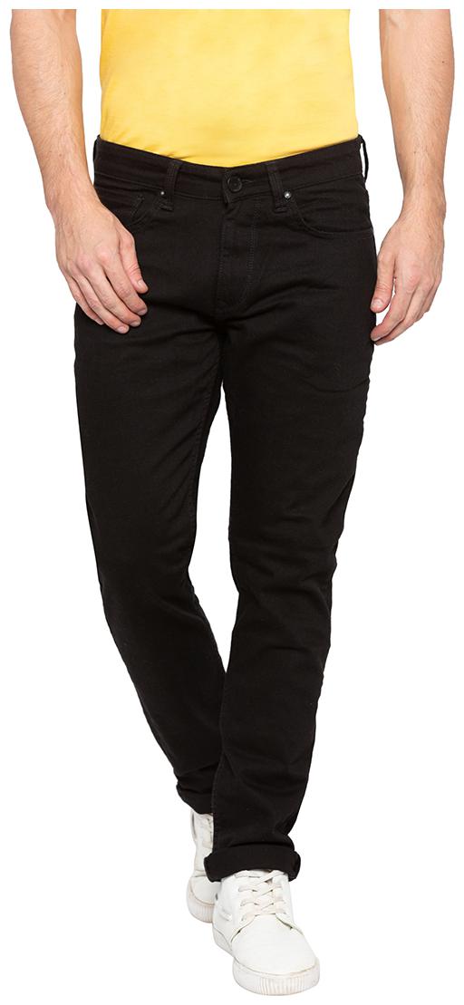 

Spykar Men Black Tapered Fit Jeans