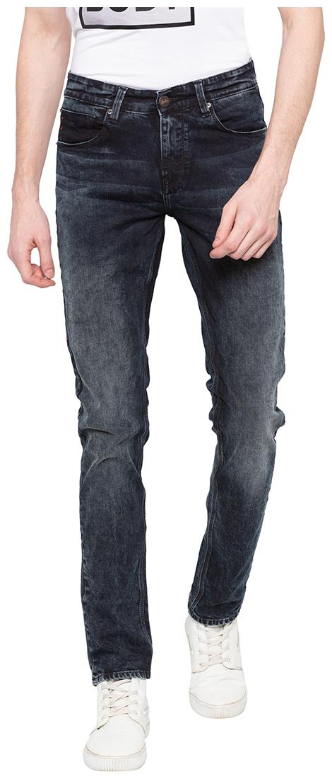 

Spykar Men Black Tapered Fit Jeans