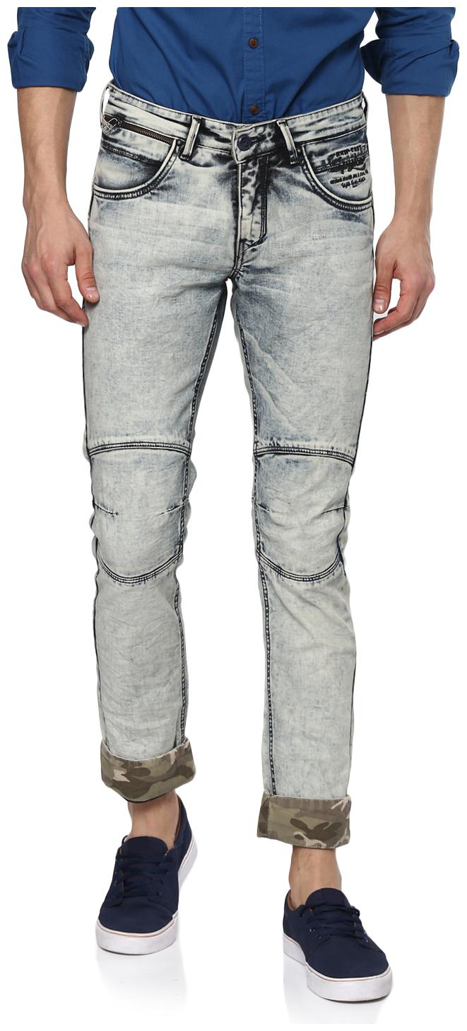 

Spykar Men Black Tapered Fit Jeans