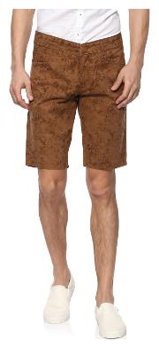 

Spykar Men Brown Slim Fit Regular Shorts
