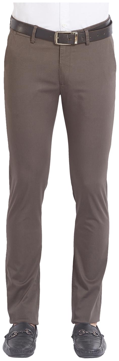 

Spykar Men Brown Solid Slim fit Regular trousers