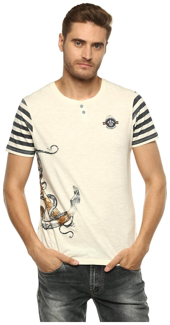 

Spykar Men s T-Shirt - Beige