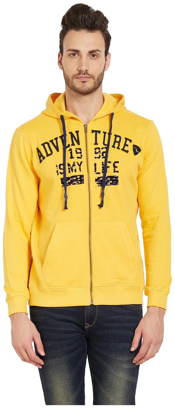 

Spykar Mens Cotton Yellow Slim Fit Sweatshirts