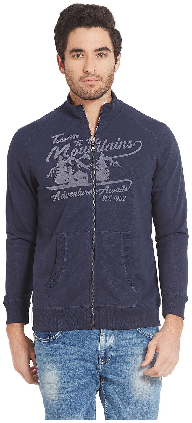 

Spykar Mens Blue Slim Fit Sweatshirts