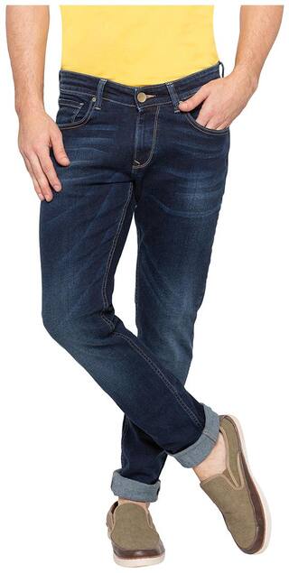 Spykar Men Blue Skinny Fit Jeans