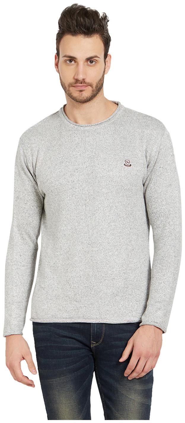 

Spykar Men Grey Slim fit Cotton Round neck T-Shirt - Pack Of 1
