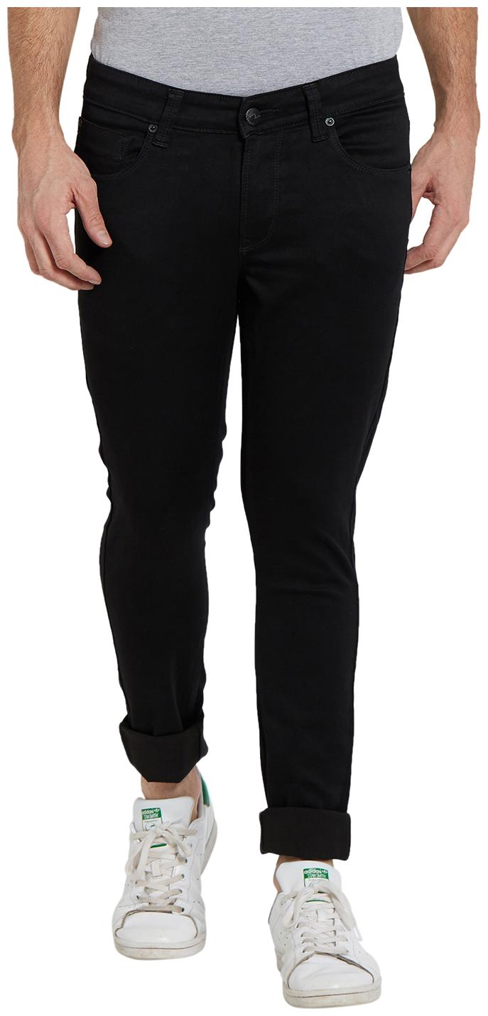 

Spykar Men Black Regular Fit Jeans
