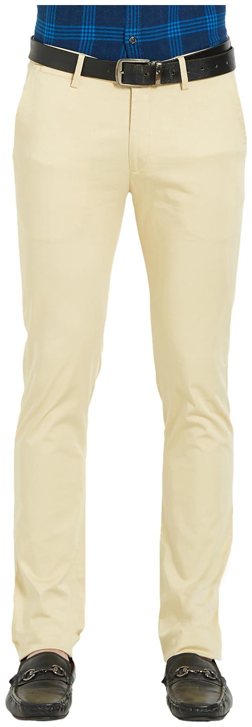 

Spykar Men Beige Solid Slim fit Regular trousers