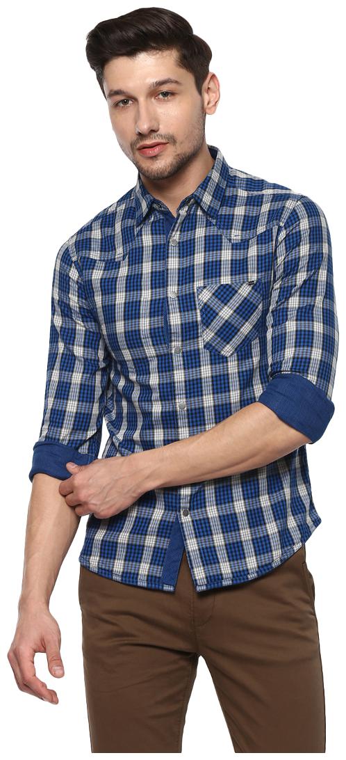 

Spykar Men Multi Checked Slim Fit Casual Shirt