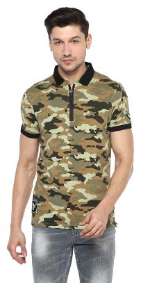 

Spykar Men Multi Slim fit Cotton Polo collar T-Shirt - Pack Of 1