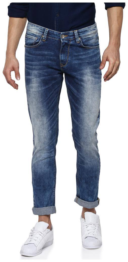 Spykar Men Blue Regular Fit Jeans