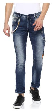 

Spykar Men Blue Skinny Fit Jeans