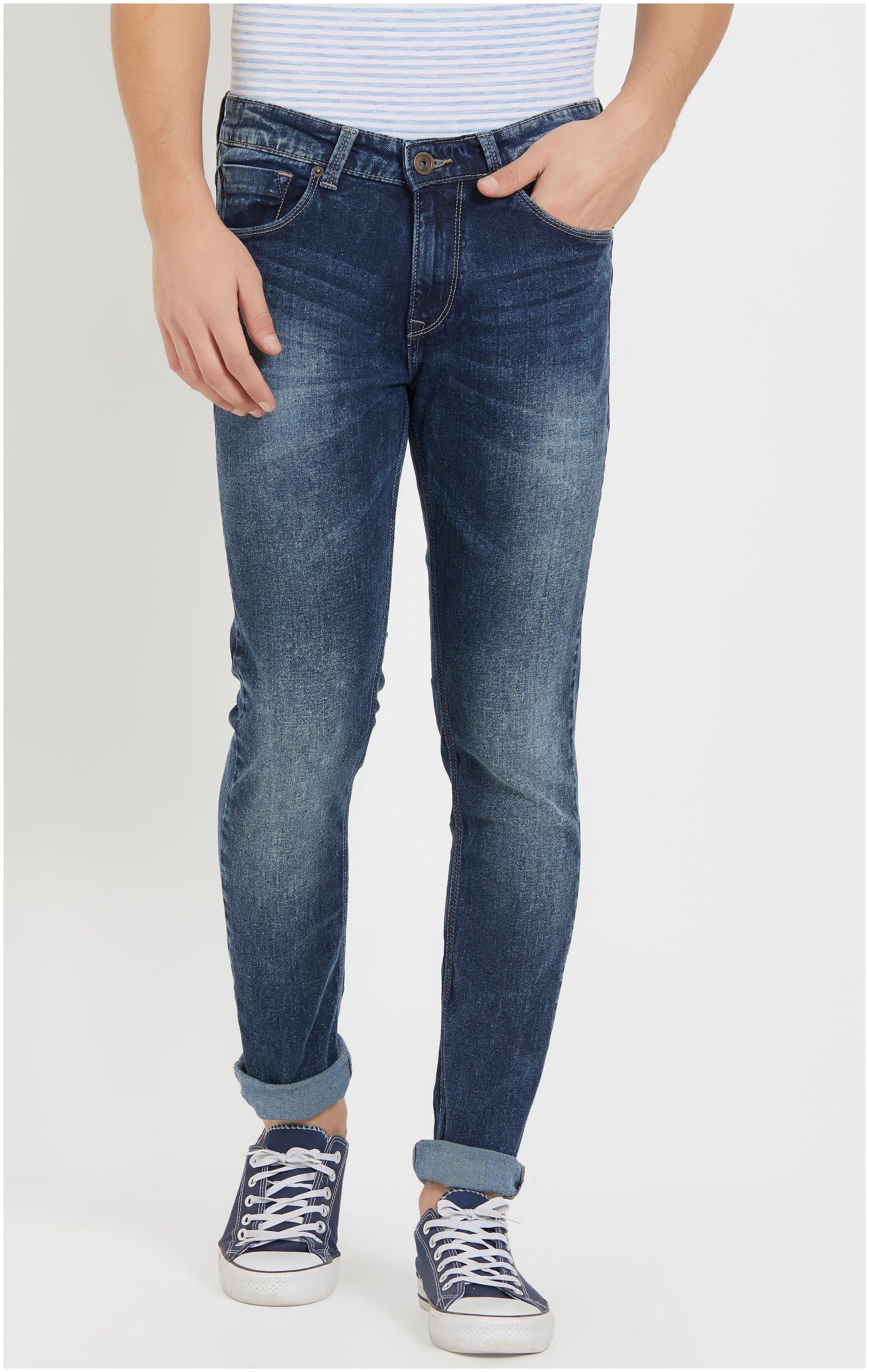 

Spykar Men Blue Skinny Fit Jeans