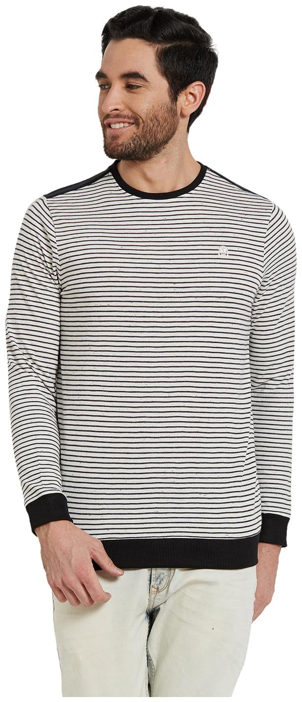 

Spykar Men White Slim fit Cotton Round neck T-Shirt - Pack Of 1