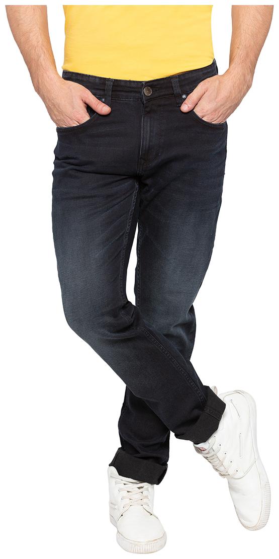 

Spykar Men Black Tapered Fit Jeans