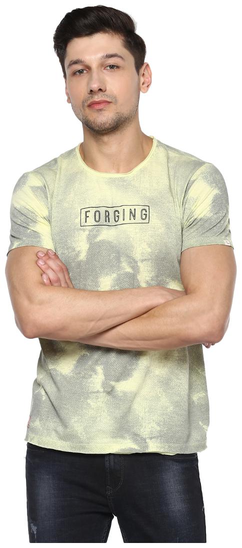 

Spykar Men Yellow Slim fit Cotton Round neck T-Shirt - Pack Of 1