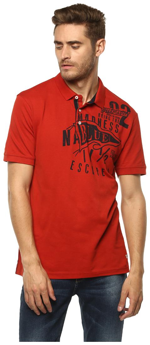 

Spykar Men s T-Shirt - Orange