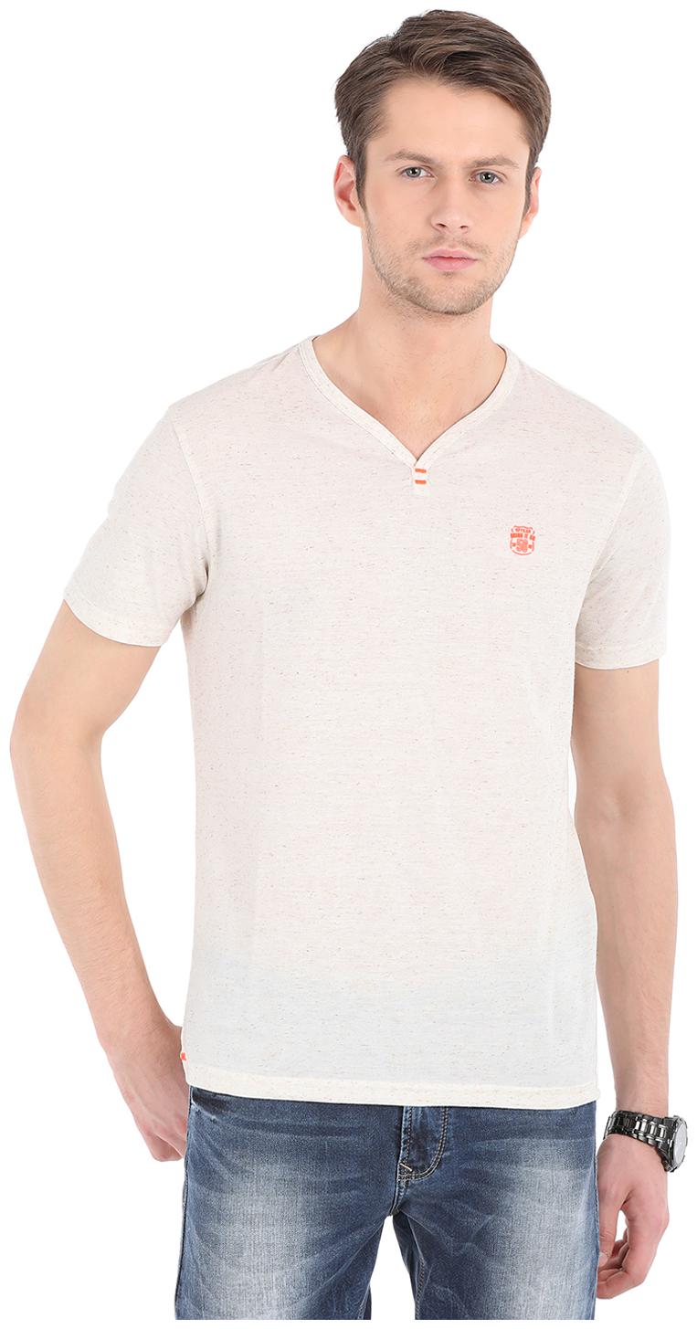 

Spykar Men Pink Slim fit Cotton Blend V neck T-Shirt - Pack Of 1