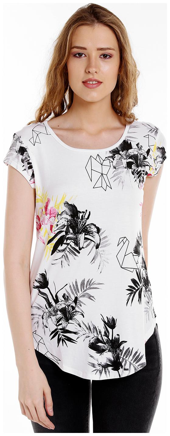 

Spykar Womens Viscose White Regular Fit Tshirts